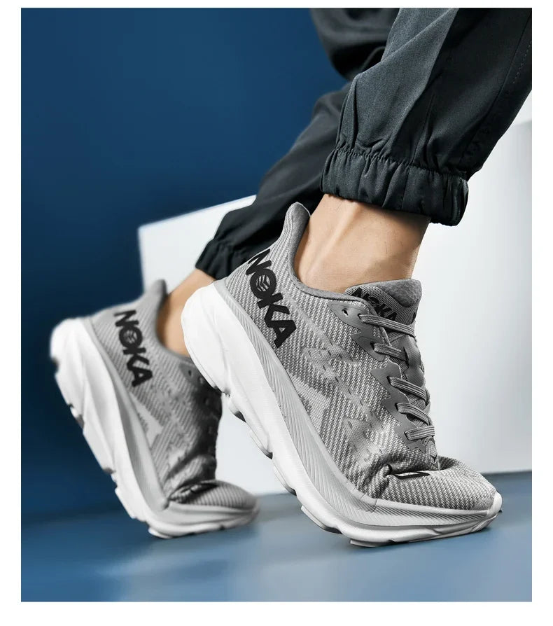 Men's Running Shoes Luxury Shoes Trainer Race Jogging Cushioning Outdoor Breathable Couple Non-Slip Sneakers Mesh Off-road Shoes