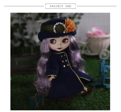 ICY DBS Blyth doll joint body temperament dress casual sports skirt toy anime set