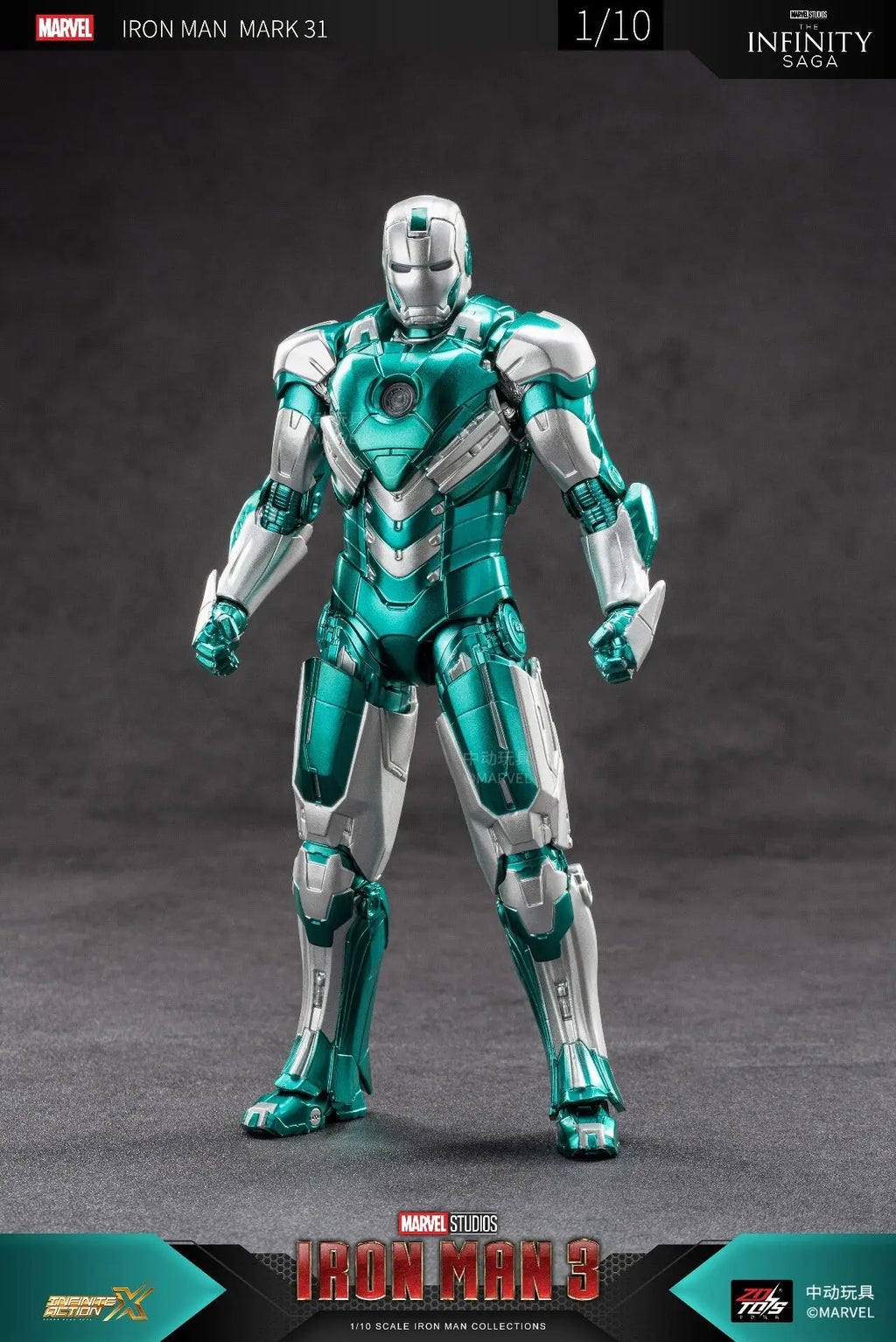 Marvel ZD Toys Iron Man Figure MK3 MK4 MK85 MK42 MK18 MK19 Spider-Man PS4 Iron Spider Action Figure Collections Gift