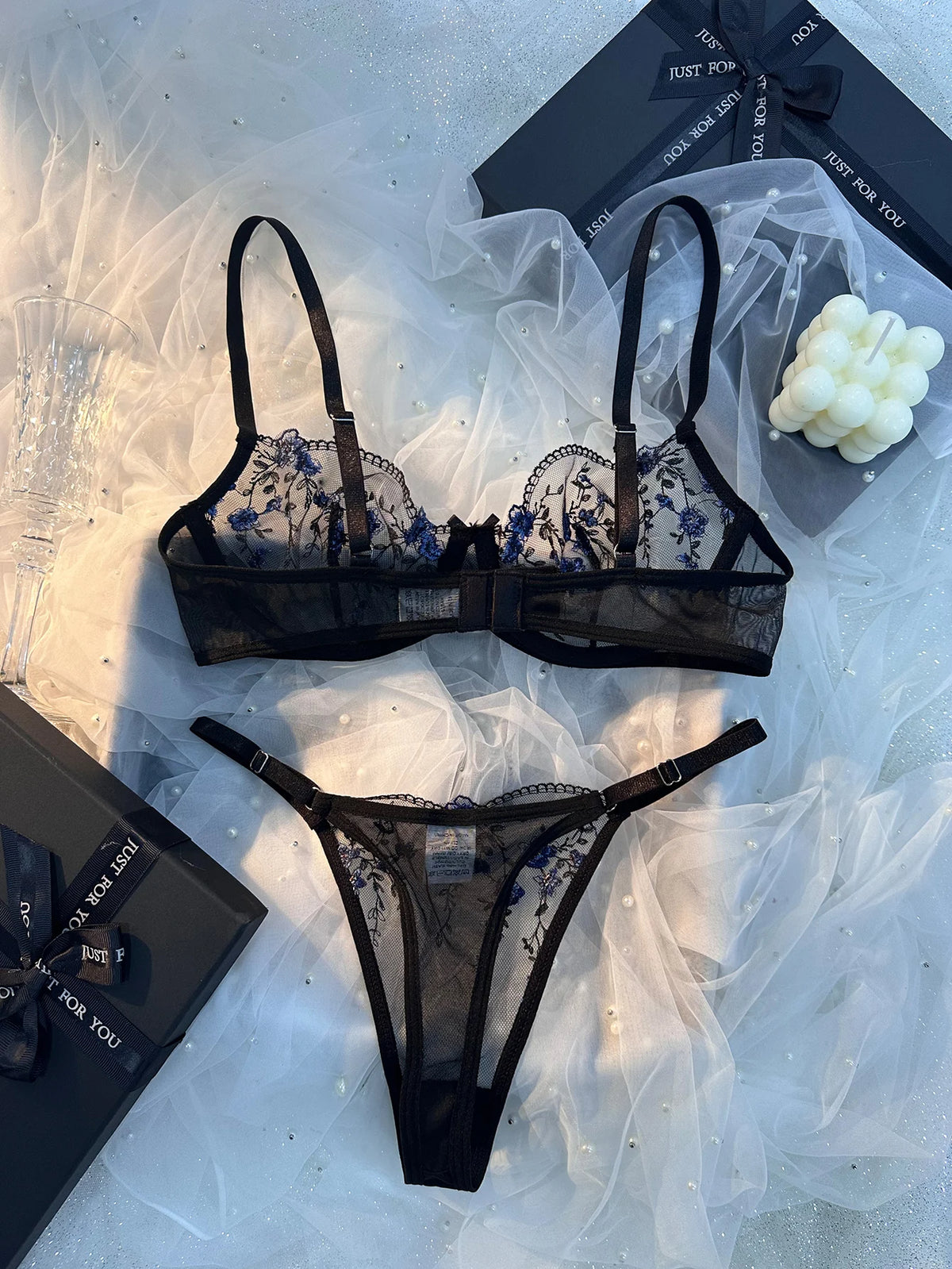 Women's Floral Print Bra & Panty Set