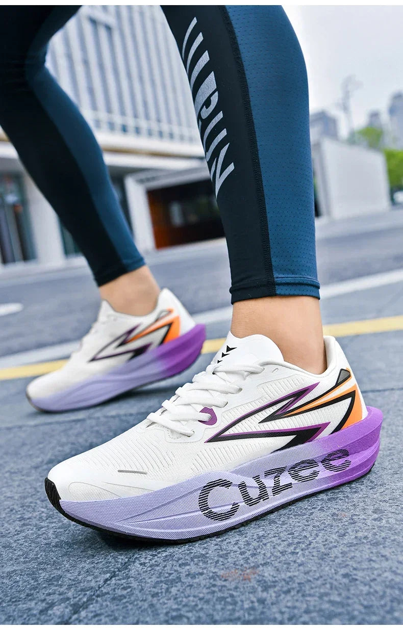 Men's Running Shoes Outdoor Sneakers Breathable Mesh Off-road Luxury shoes Trainer Shoes Couple Cushioning Race Non-Slip Fashion