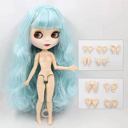 ICY DBS Blyth Doll 1/6 BJD Joint Body White Skin Tan Skin Dark Skin Matte Face Nude Doll 30cm Anime Toy Girls Gift