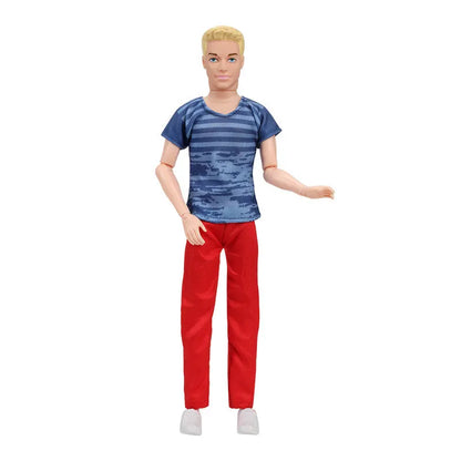 30cm Fashion Ken Doll Full Set 1/6 Multi Jonts Movable Boyfriend with Clothes Suit Children Dress Up Toys