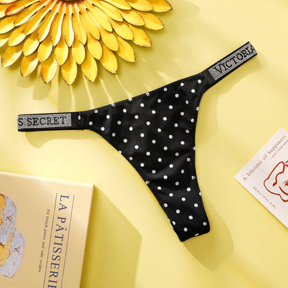 Women's Polka-Dot Thong Panty