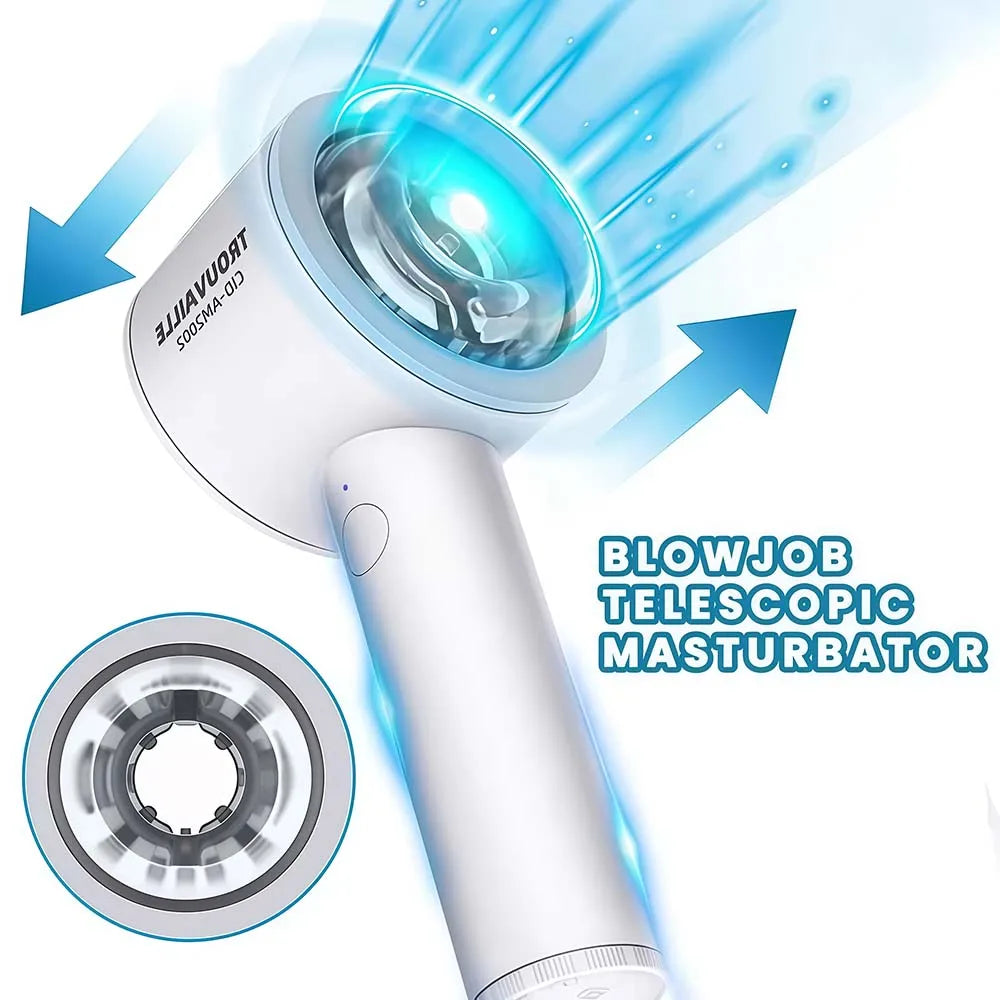 Thrusting Male Masturbator Cup Automatic Telescopic SexMachine for Men Penis Massager Vacuum Vibration Stimulator Sex Toys