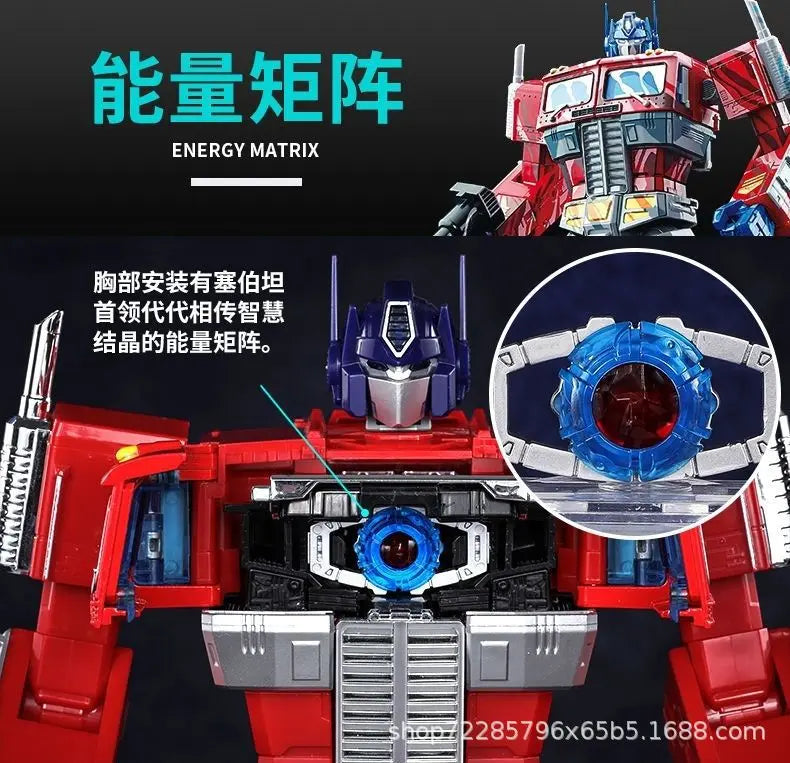 Transforming Action Figure 32cm Optimu Prim XP10 Commander Transformation Robot Toy Alloy Car Children's Toy Gift