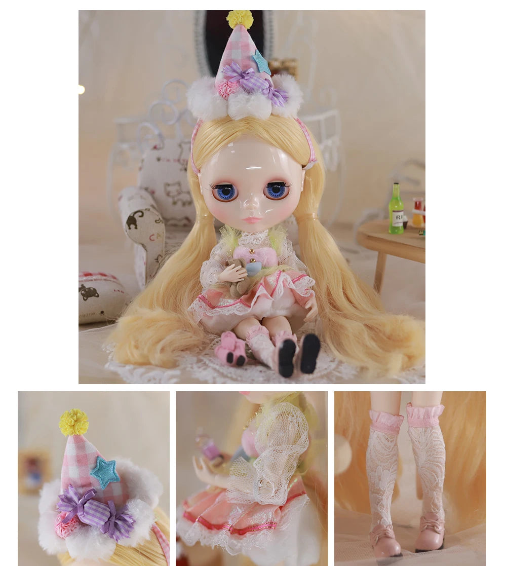 ICY DBS Blyth doll bjd joint body white skin cute birthday costume 1/6 toy 30cm girl gift anime SD