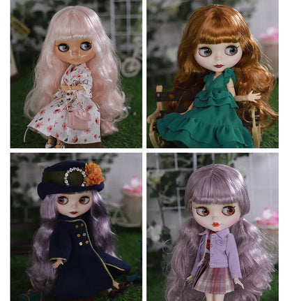 ICY DBS Blyth doll bjd joint body white black skin temperament skirt casual sports skirt 1/6 toy 30 cm girl gift anime SD