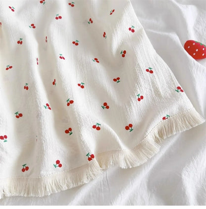Women's Floral V-Neck Halter Nightgown
