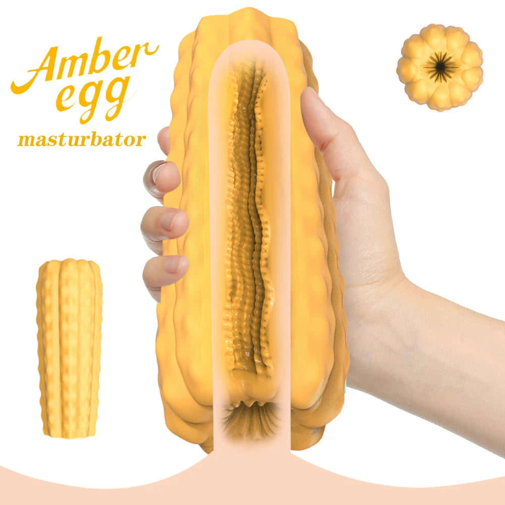 Male Portable Masturbator Cup Sex Toy for Men Penis Trainer Pocket Pussy Real Vagina Anal Airflow Suction Control Adult Products