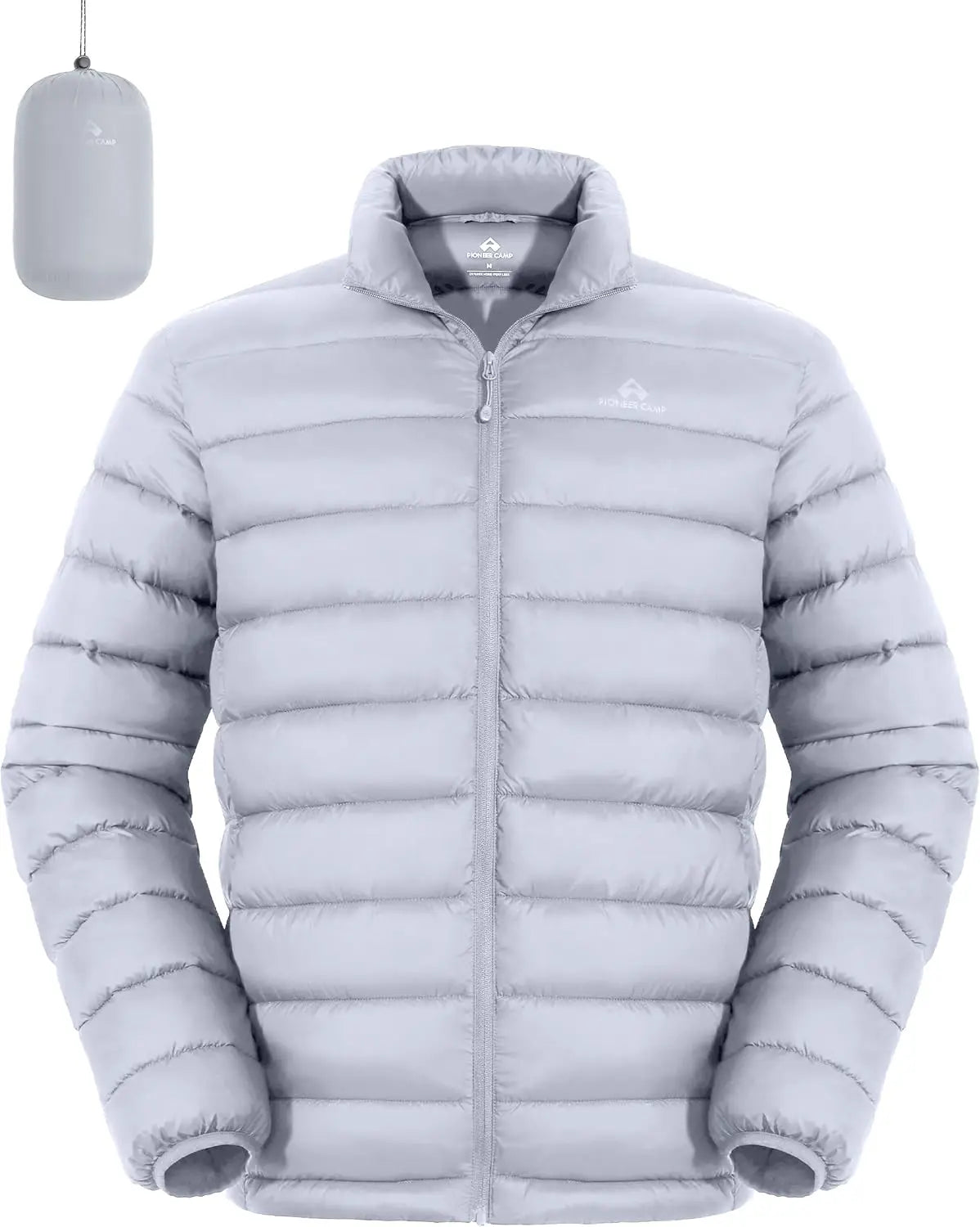 Pioneer Camp Mens Lightweight Packable Puffer Jacket Winter Insulated Puffy Coat Water Repellent Warm Quilted Jackets Travel
