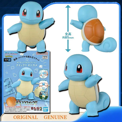 Bandai Original Genuine POKEMON MODEL KIT QUICK 1 21 22 23 Anime Action Figures Toys Kids Gift Assembly Model Collect Ornaments