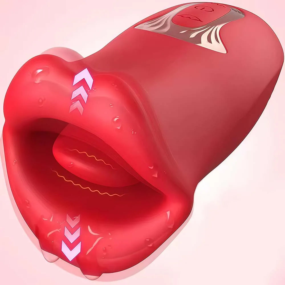 Tongue Sucking Vibrator Female Licking G Spot Clitoris Stimulator Sucker Oral Nipples Massager Sex Toys for Women Adult Goods