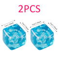 Squishy Snowflake Ice Cubes Slow Rising Sensory Fidget Toy Soft Ice Cubes Stress Relief Squeeze Toy Hand Exercise Calming Tool