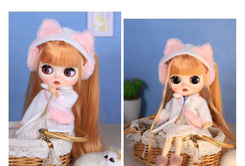 ICY DBS Blyth Doll 1/6 Clothing Joint Body Princess Dress Casual Clothing Toy Gift
