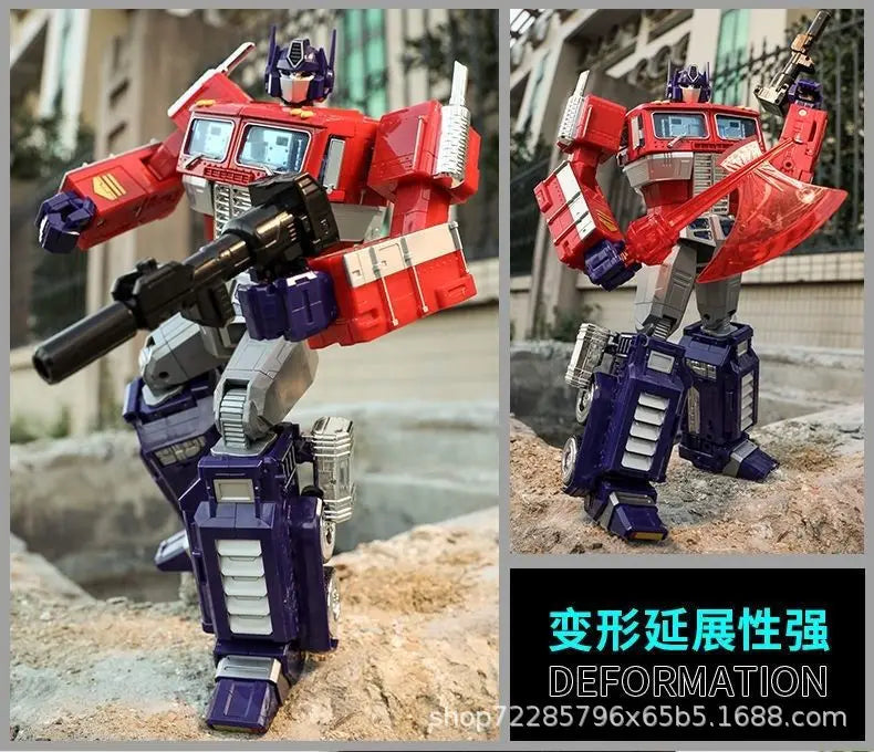Transforming Action Figure 32cm Optimu Prim XP10 Commander Transformation Robot Toy Alloy Car Children's Toy Gift