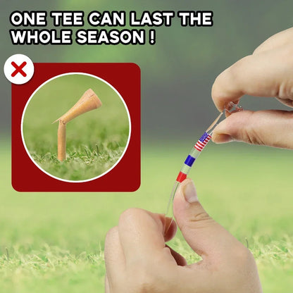 50pcs Golf Tees 83mm Transparent Golf Balls Accessories TE025-A