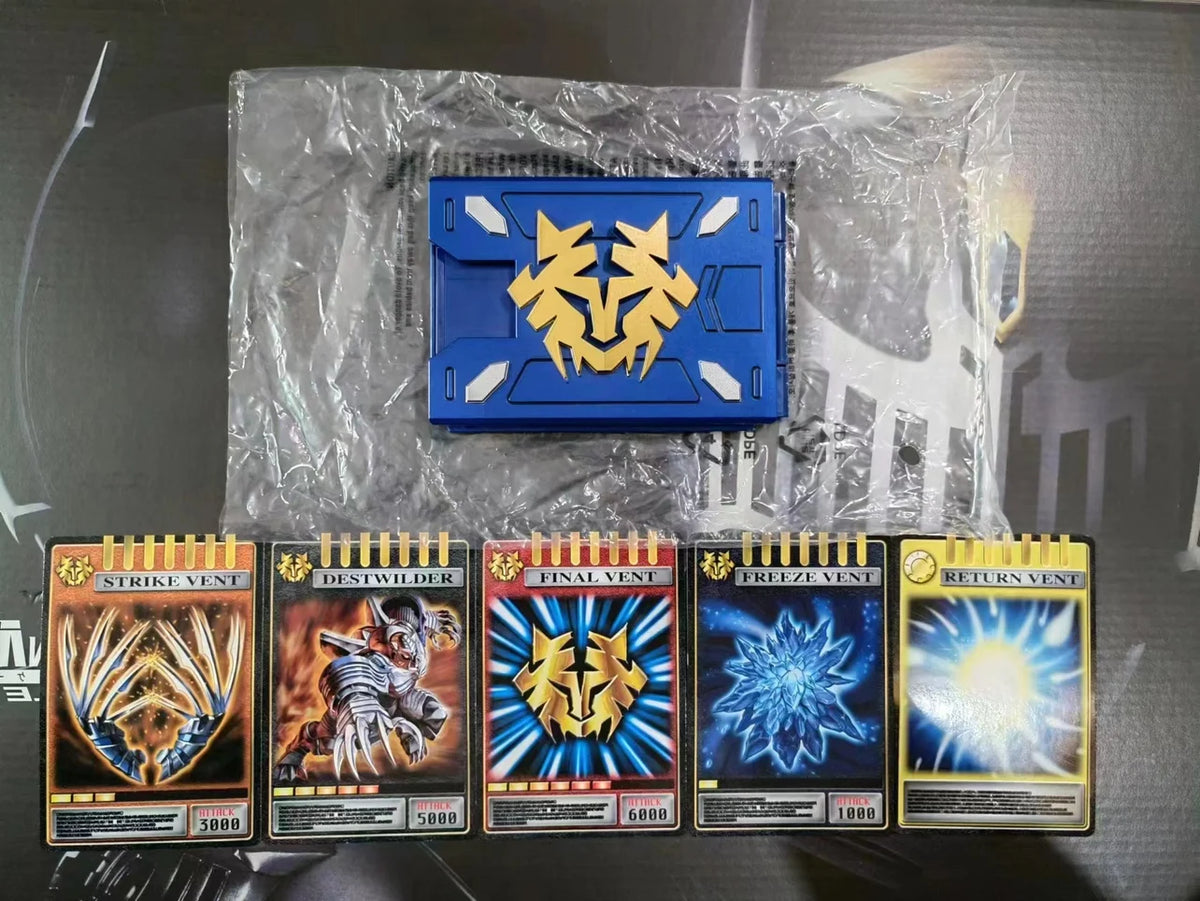 Genuine Bandai Kamen Rider Ryuki Csm Belt Box Insert Card V Buckle Dragvisor Ryuga Ouja Collection Children Toy Collect Gift