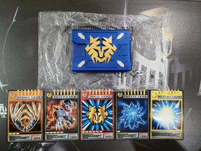 Genuine Bandai Kamen Rider Ryuki Csm Belt Box Insert Card V Buckle Dragvisor Ryuga Ouja Collection Children Toy Collect Gift