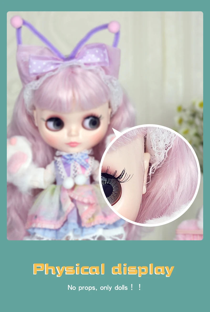 ICY DBS Blyth doll 1/6 Anime Doll joint body white Skin glossy face Special Combo with clothes, shoes and hands 30cm BJD TOY