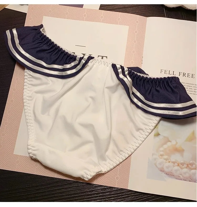 Women's Wireless Triangle-Cup Bra Set