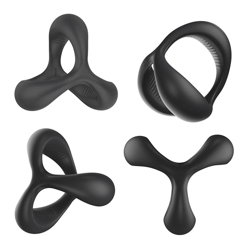 Penis Ring Reusable Silicone Semen Cock Ring Penis Enlargement Delayed Ejaculation Sex Toys For Men