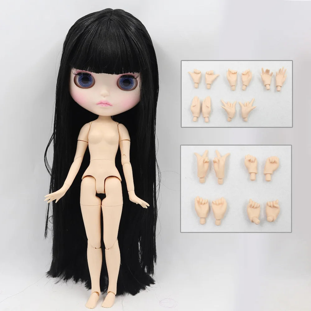 ICY DBS blyth doll 1/6 joint body white skin toy customized doll 30cm bjd random eyes colors anime toy girls gift