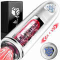 Automatic Telescopic Rotation Male Masturbator Man Masturbation Cup Simulation Piston Blowjob Pocket Pussy Adult Sex Toy for Men
