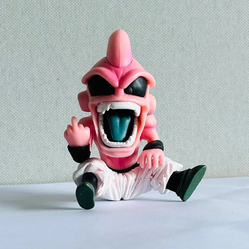 BANDAI GK Vertical Middle Finger Magic Man Boo Action Figurals Model PVC Toys Collectible Decoration Anime Figurine