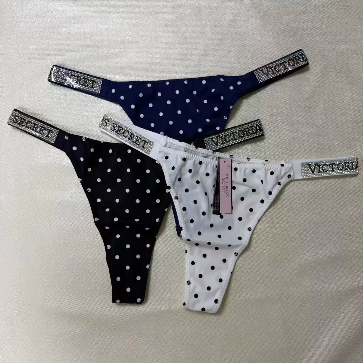 Women's Polka-Dot Thong Panty