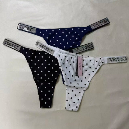 Women's Polka-Dot Thong Panty