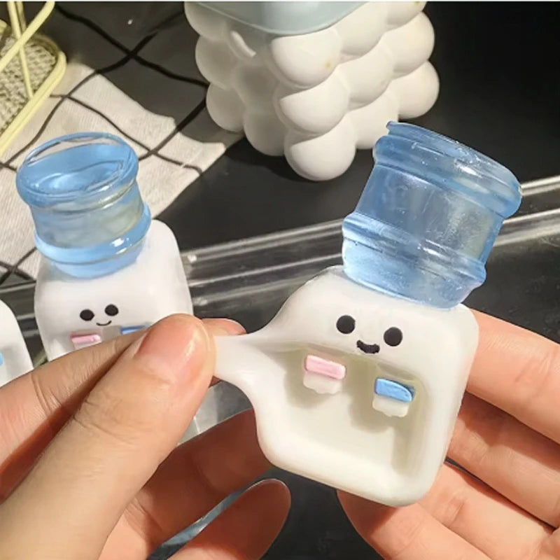 Squishy Water Dispenser Squeeze Toy Funny Stress Relief Decompression Fidget Toy for Adults and Friends Squeeze Anti Stress Toy