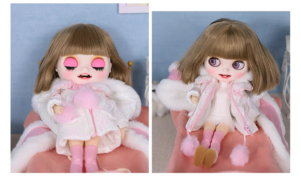 ICY DBS Blyth Doll 1/6 Clothing Joint Body Princess Dress Casual Clothing Toy Gift