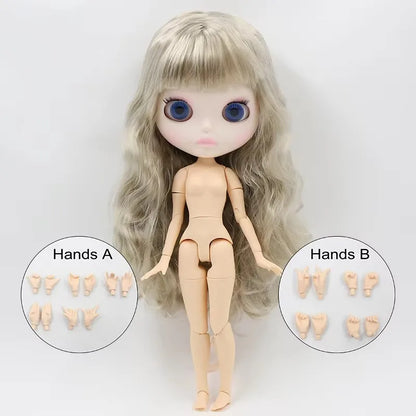 ICY DBS Blyth Doll 1/6 BJD Joint Body White Skin Tan Skin Dark Skin Matte Face Nude Doll 30cm Anime Toy Girls Gift