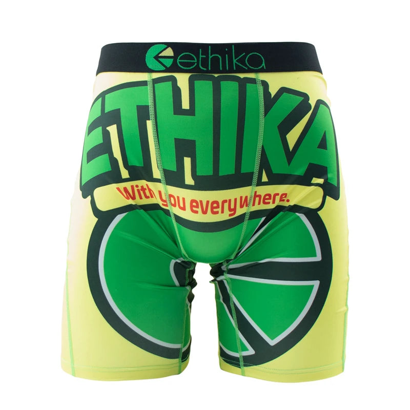 ETHIKA 1Pcs Sexy Men Underwear Boxers Breathable Swimming Man Underpants Plus Size S-3XL Mens Trunks Men's Panties Boxer Briefs