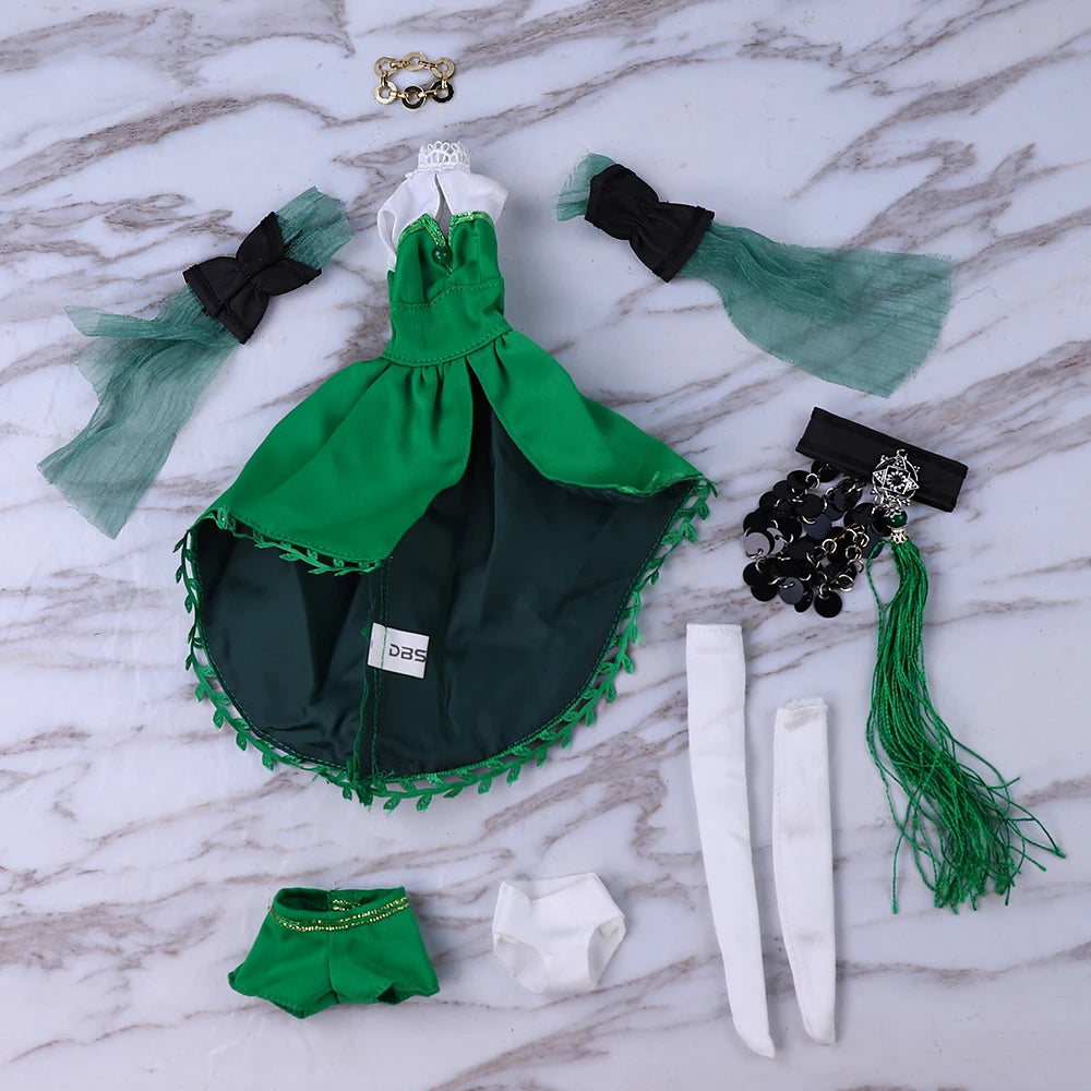 DBS 1/6  MMgirl Clothing Set compatible with the Tarot Doll MMGirl Zodiac Doll 30cm toy accessories.