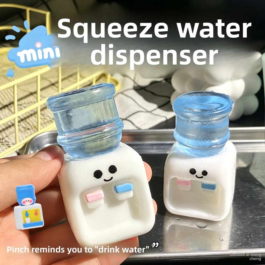 Squishy Water Dispenser Squeeze Toy Funny Stress Relief Decompression Fidget Toy for Adults and Friends Squeeze Anti Stress Toy