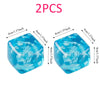 Squishy Snowflake Ice Cubes Slow Rising Sensory Fidget Toy Soft Ice Cubes Stress Relief Squeeze Toy Hand Exercise Calming Tool
