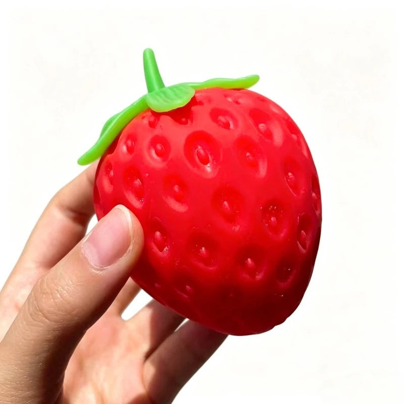 Super Jumbo Strawberry Squishy Toy Slow Rising Simulated Strawberry Antistress Anti-Anxiety Fidget Toy for Adults Friends Gifts