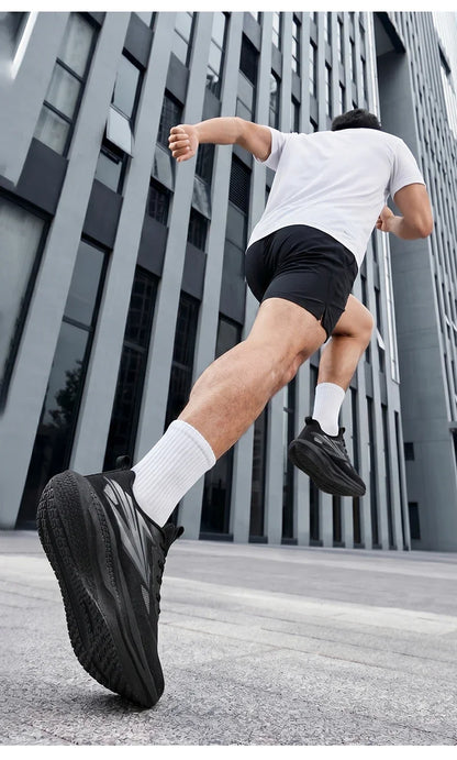 Men's Running Shoes Jogging Cushioning Mesh Outdoor Couple Trainer Race Breathable Sneakers Non-Slip Carbon Board Off-road Shoes