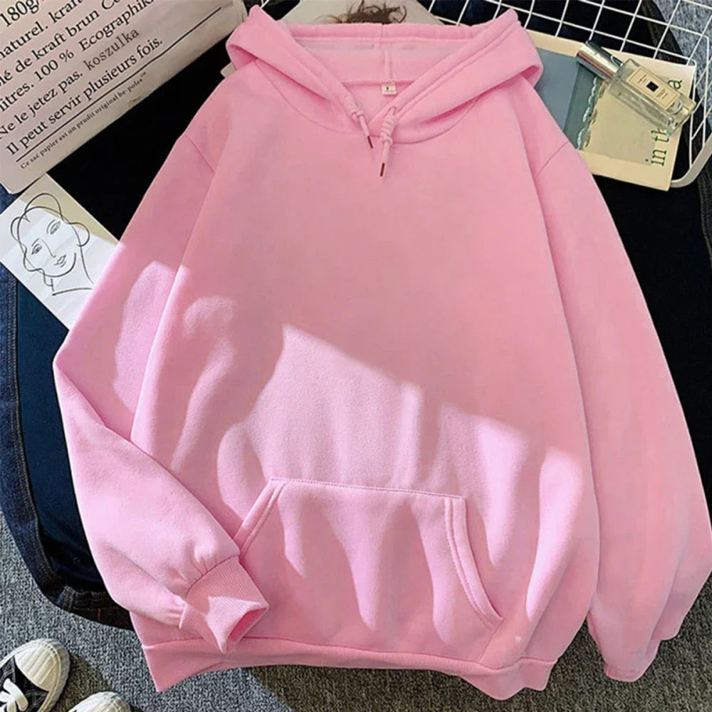 Oversized Fleece Streetwear Hoodie