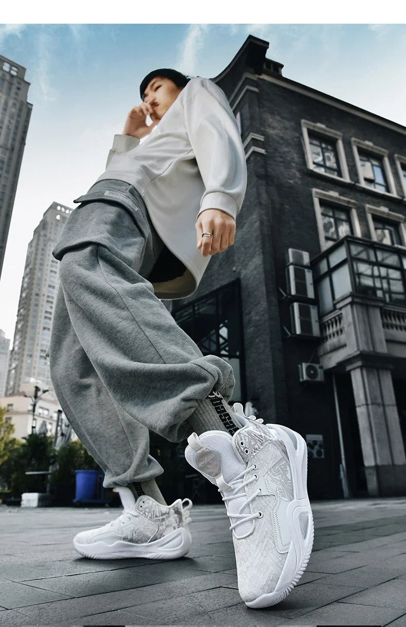 Men Basketball Shoes Trainer Unisex Breathable Athletic Sneakers Light Non-slip High Quality Unisex Outdoor Women Sports Shoes
