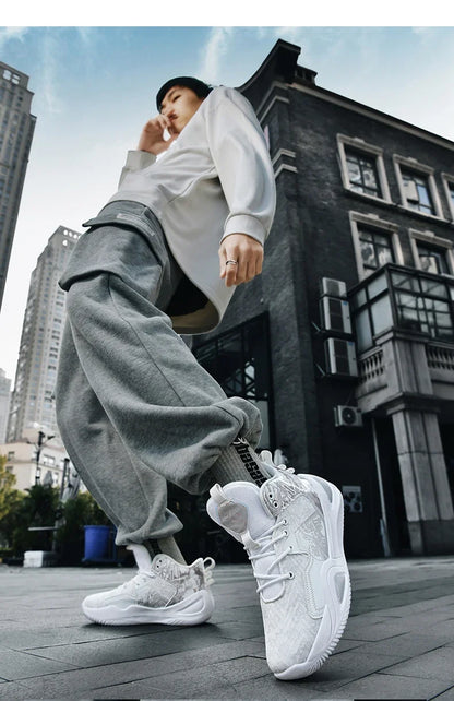 Men Basketball Shoes Trainer Unisex Breathable Athletic Sneakers Light Non-slip High Quality Unisex Outdoor Women Sports Shoes