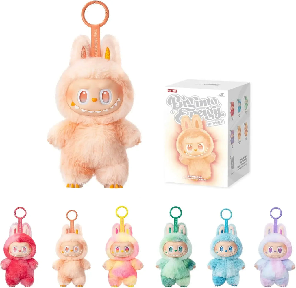 POP MART LABUBU THE MONSTERS 3.0 Big into Energy Blind Box Dynamic Vinyl Plush Guess Bag Playful Mystery Treasure Gift