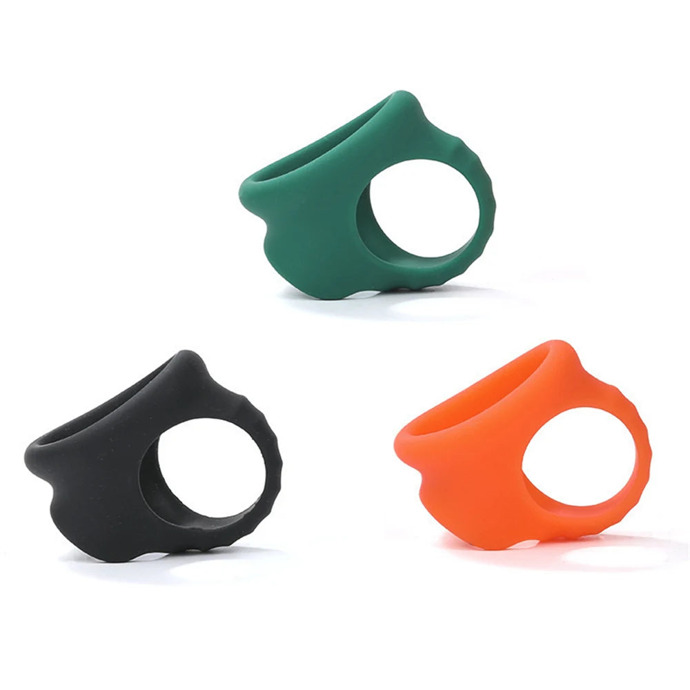 Silicone Penis Cock Ring Delay Ejaculation Super Small Chastity Cage Adjustable Penis Ring Scrotum Cockring Male Sex Toy for Men