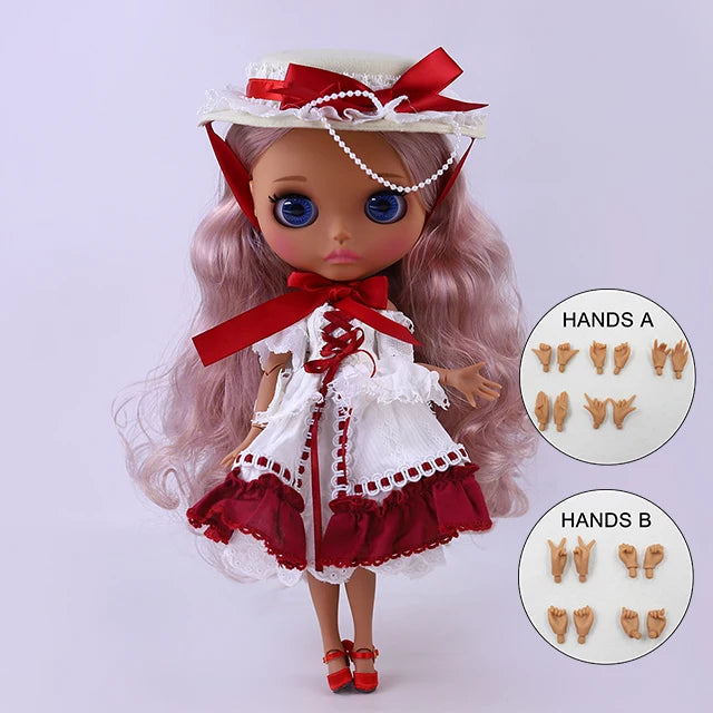 ICY DBS Blyth Doll BJD Joint Body dark Skin Set 1/6  30cm Girl  Gift Anime SD