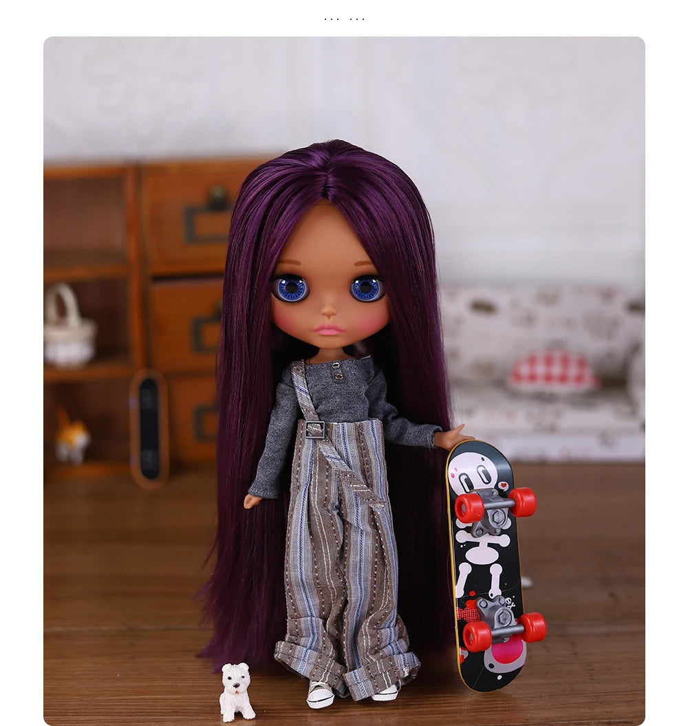 ICY DBS Blyth Doll BJD Joint Body dark Skin Set 1/6  30cm Girl  Gift Anime SD