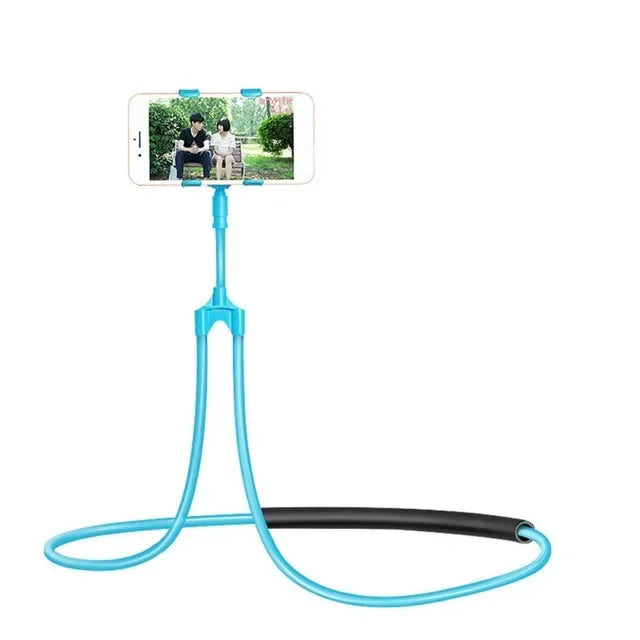 Lazy Hanging Neck Phone Stand Holder Rotatable Mobile Phone Stand Necklace Bracket Bed 360 Degree Phone Holder For Smartphones