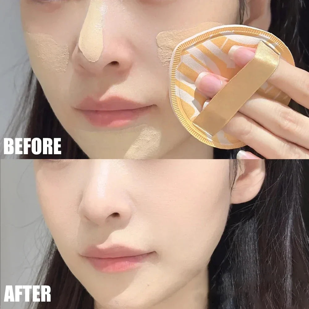 1-10pcs Super Thick Soft Makeup Puffs Large Cotton Velvet Powder Puff Liquid Foundation Sponge Cosmetics Tools Wet Dry Use Puff