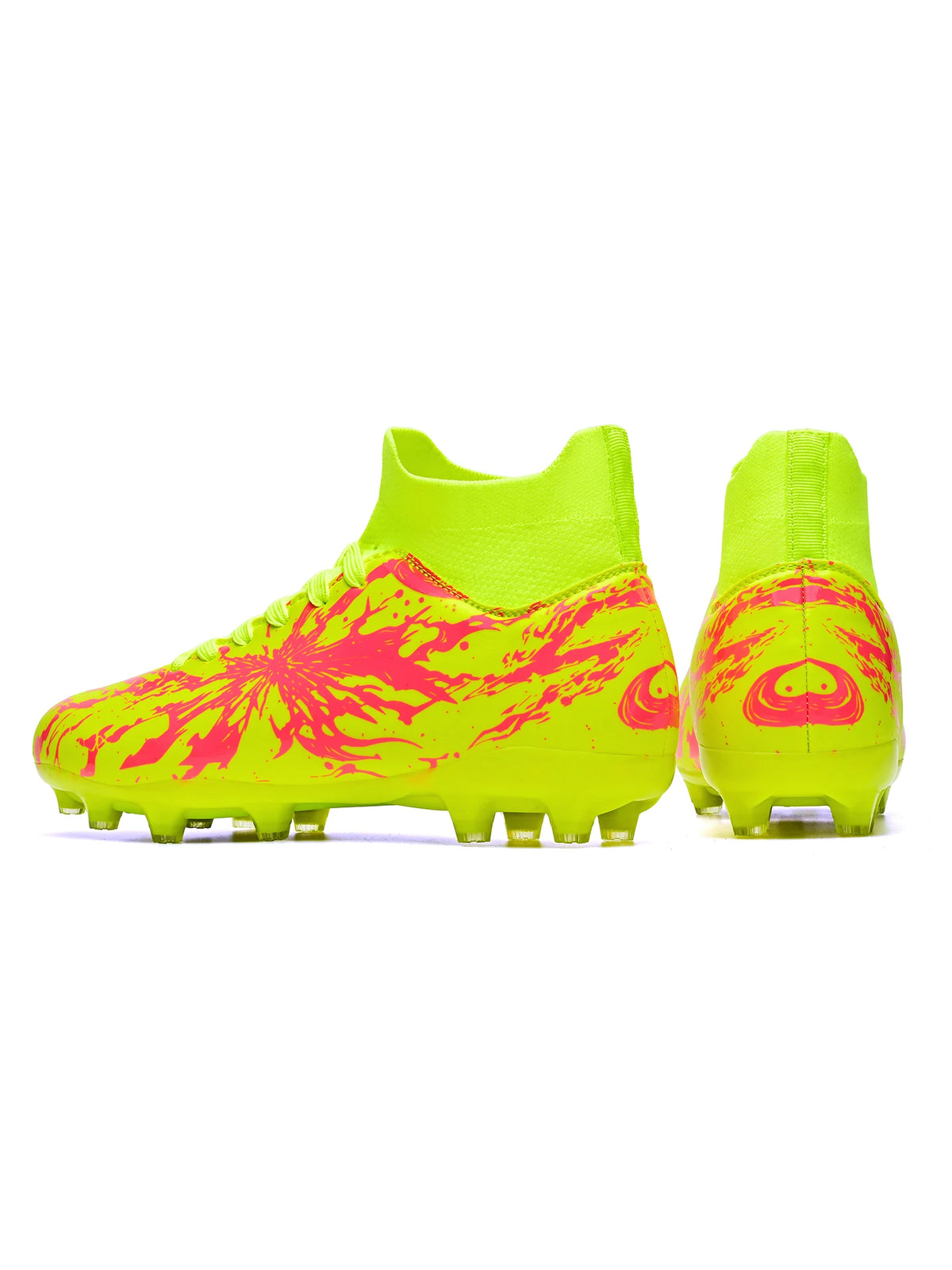 Match Focused AG FG Soccer Shoes High Density PU Fabric Solid TPU Stud Sturdy Structure For Amateur Natural Grass Competitions